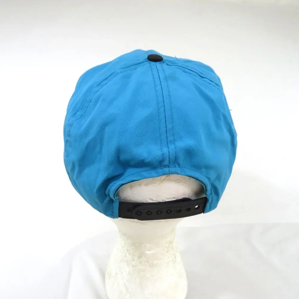 Miller Genuine Draft Hat Trucker Baseball Cap Blue Black Adjustable Snapback 90s